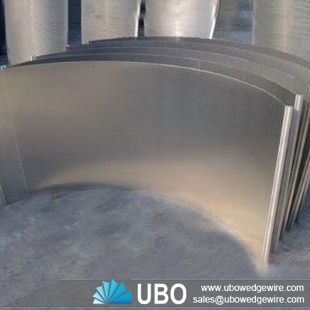 stainless steel wedge wire sieve bend screens for food processing