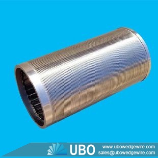 Wedge Wire continuous slot wedge wire wrapped screen pipe