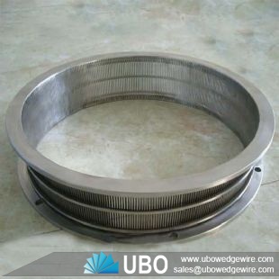 Wedge Wire continuous slot wedge wire wrapped screen pipe