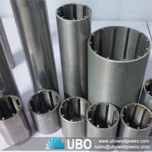 Wedge Wire continuous slot wedge wire wrapped screen pipe