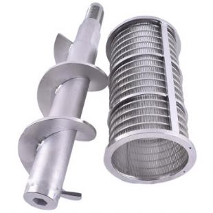 Wedge Wire Screw Press Screen Basket