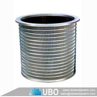 Wedge Wire Wrapped Stainless Steel Mesh Filter Cylinder