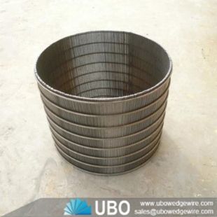 SS Wedge Wire Sieve V Wire Wrap Screen