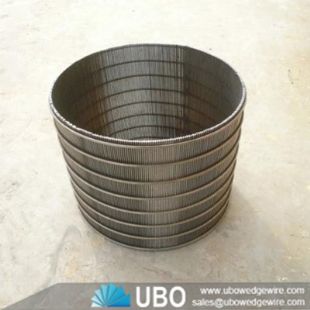 SS Wedge Wire sieve V wire wrap screen wedge wire screen