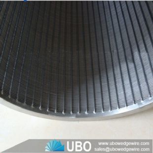 SS Wedge Wire sieve V wire wrap screen wedge wire screen