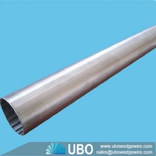 Wedge Wire Pipe V Wire Wrap Screen Tube