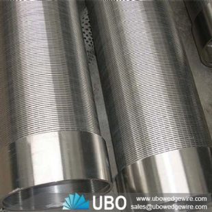 Wedge Wire Pipe V Wire Wrap Screen Tube