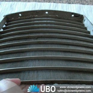 Wedge Wire Static Sieve Bend Screen For Effluent Treatment