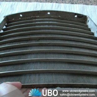 stainless steel slot opening wedge wire screen filter element