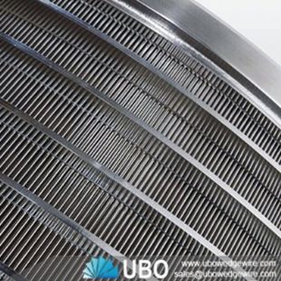 stainless steel slot opening wedge wire screen filter element