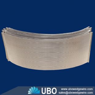 wedge V wire cross flow sieve bend screen