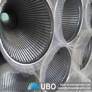 wedge wire slotted liner tube for filtration