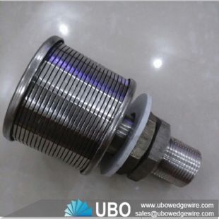 Stainless steel wedge wire water filter cap