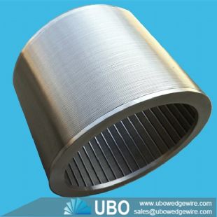 Stainless Steel Wedge Wire Filter Screw Press Screen