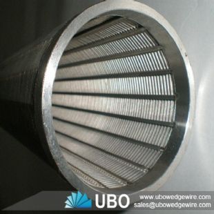 Wedge wire auger screens for filtration