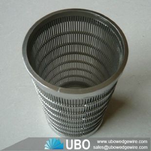 v wire stainless steel filter in rotary fine screen Cylinder