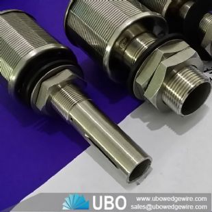 wedge wire nozzle and collector systems Softening of industrial water