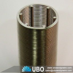 stainless steel wedge wire water well screen pipe
