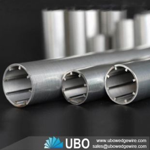 SS304 all welded wedge wire wrapped screen drilling pipe