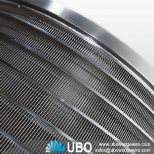 Supply wedge wire Sieve Bend Screen for fish diversion industry