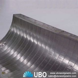 v-shaped slot Wedge Wire screen for Refining