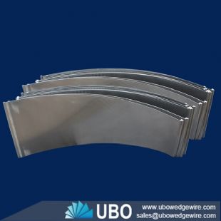 Stainless steel low carbon wedge wire sieve bend screen panel