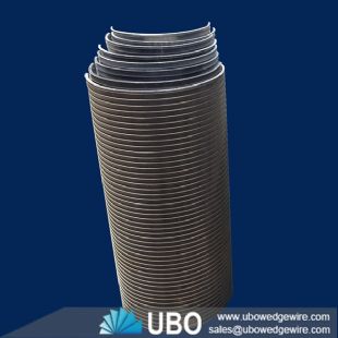 Stainless steel low carbon wedge wire sieve bend screen panel