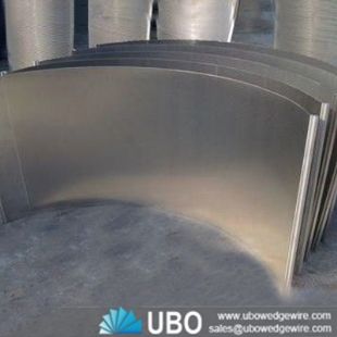 stainless steel wedge wire sieve bend screen