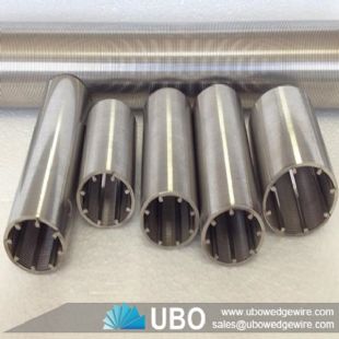 wedge metal wire round screen pipe for filtration