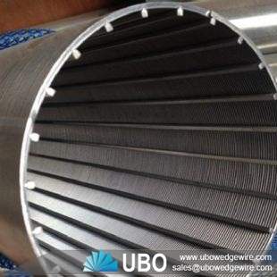 Stainless steel Wedge Wire water well screen cylinders