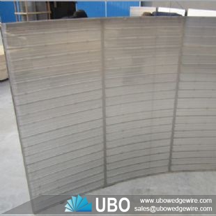 SS Wedge Wire Sieve Bend Screens of  Food Processing
