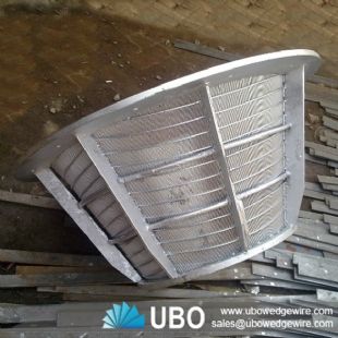 wedge v wire screen basket for mining