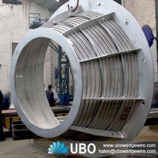 Stainless steel wedge wire conical centrifuge basket for fiber