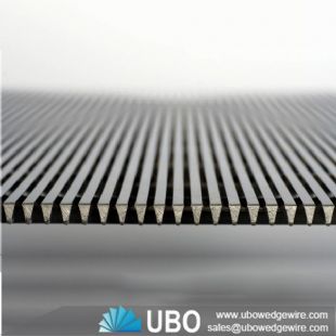 Stainless steel Continuous slot wedge wire screen for water treatment