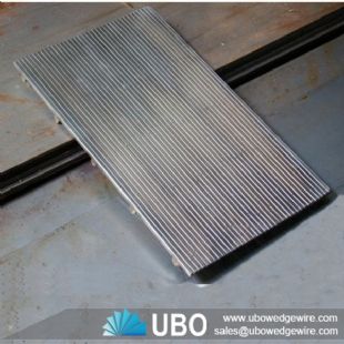 SS flat wedge wire screen panel for filtration