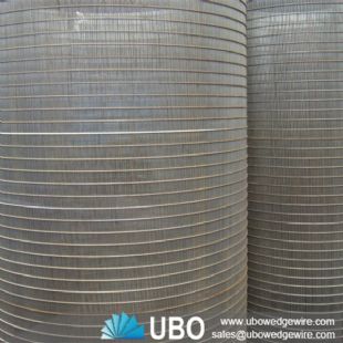 Stainless steel wedge wire dual screen for water treatment