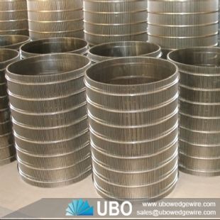 welded wedge wire cylinder screen for industry