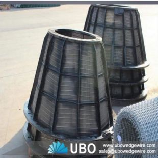 Centrifuge wedge wire mesh sieve screen basket for filtration