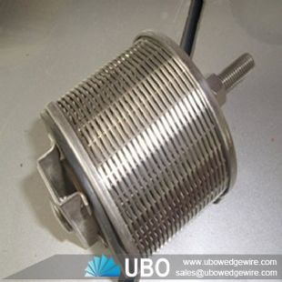 wedge wire filter nozzle for liquid filtration