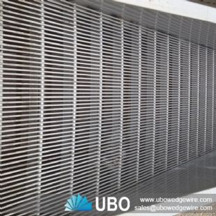 Stainless steel 304 floor drain flat wedge wire screen panel for filtration