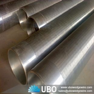 stainless steel wedge wire oil screen pipe for petrochemical