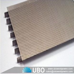 wedge wire slot screen panel