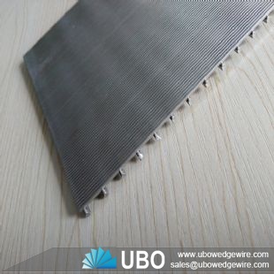 wedge wire slot screen panel