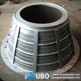 wedge wire Pressure Screen Basket For Paper Mills