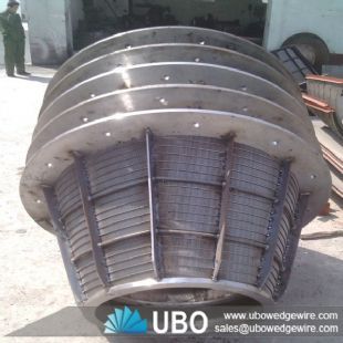 stainless steel wedge wire screen conical basket for storing material