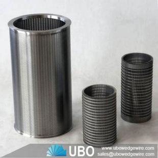 welded wire cylinder screen for filtration