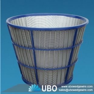 Wedge Wire Basket Slotted Pressure Screen Basket