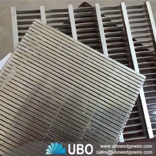 Wedge Wire V-Shape stainless steel sieve panel for industry filtration