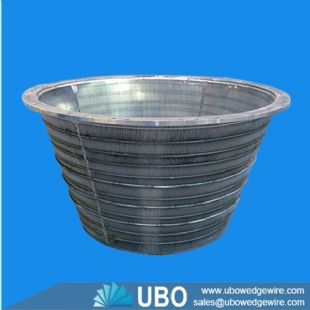 Wedge Wire Basket Slotted Pressure Screen Basket